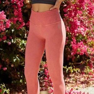 Free People Movement NWT Good Karma Leggings Pomelo